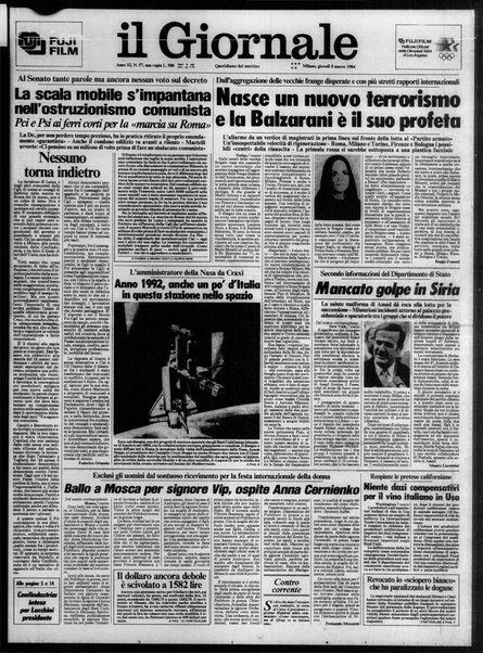 Il giornale : quotidiano del mattino